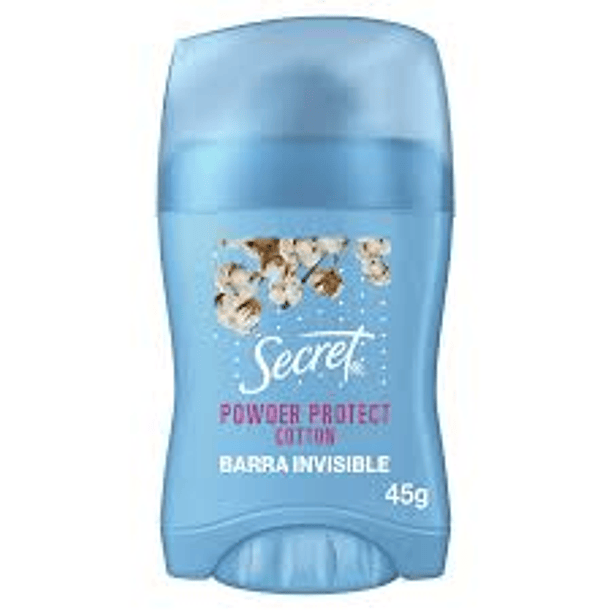 DESODORANTE SECRET BARRA PROTECT COTTON 45g. (12) 