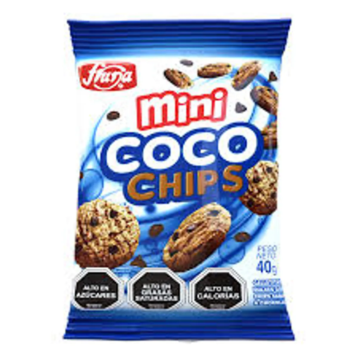 GALLETA MINI FRUNA COCO CHIPS 40grs. (24) | GINO