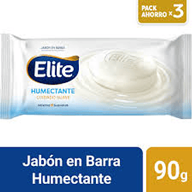 JABON BARRA ELITE HUMECTANTE 90grs.  (24)         