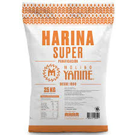 HARINA YANINE PANIFICACION SUPER 25 KILOS         