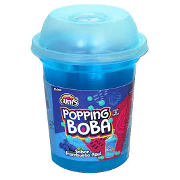 GUNYS POPPING BOBA DRINK FRAMBUESA 350ml  (24)    