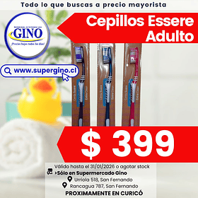 CEPILLO DENTAL ESSERE ADULTO (DP.x 12un.)  (100)  