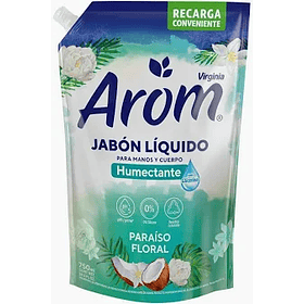 JABON LIQ. AROM PARAISO FLORAL DOYPACK 750ml.(12) 