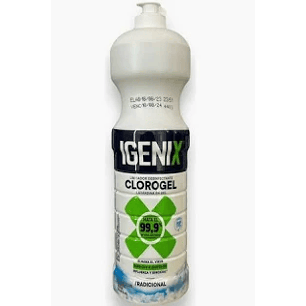 CLOROGEL IGENIX TRADICIONAL 900ml. (10)           