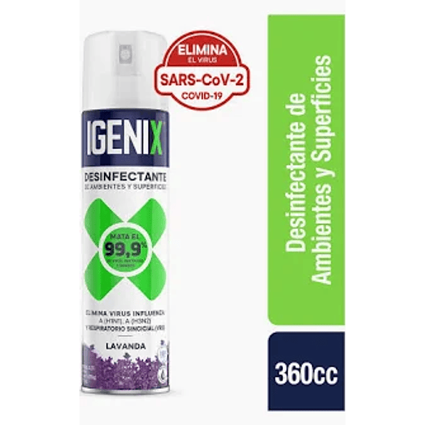 DESINFECTANTE IGENIX LAVANDA 360cc.  (12)         