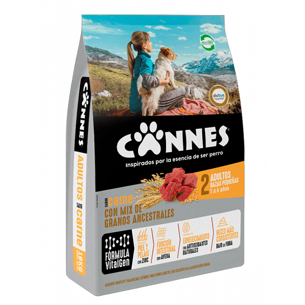 ALIM. PERRO CANNES ADULTO RAZA PEQUEÑ CARNE 18 KIL 2