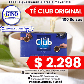 TE CLUB ORIGINAL x 100 bolsitas   (10)            