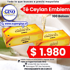 TE EMBLEM CEYLAN GRANDE x 100 bolsitas   (10) 1