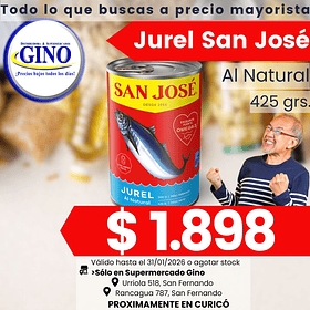 JUREL SAN JOSE NATURAL 425grs.  (24)