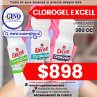 CLORO GEL EXCELL LAVANDA 900cc.(12)(P45) 1