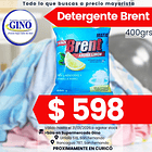 DETERG. BRENT MATIC 400grs.    (50)                1