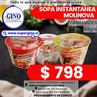 SOPA INSTANT. MOLINOVA CARNE POTE 94g. (12) (P 64) 1