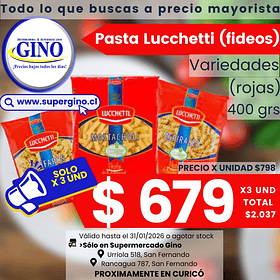 LUCCHETTI SPAGHETTI 5. 400grs.  (25) (P 100)