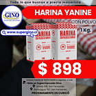 HARINA YANINE C/P 1 KILO (DP.x 12) (P 84)          1