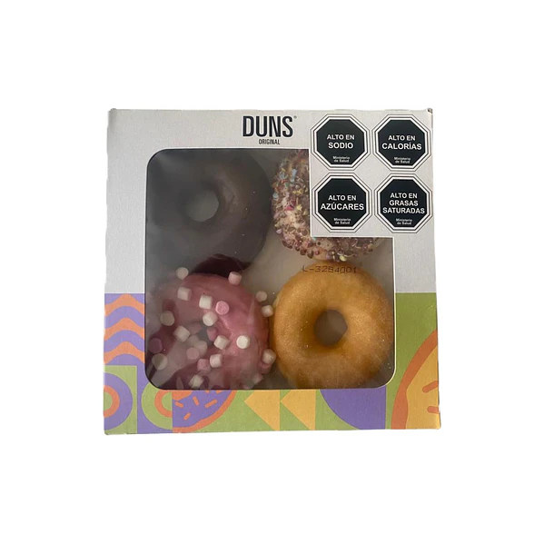 DONUTS BAÑADA PACK x 4un. 217grs.   (18)