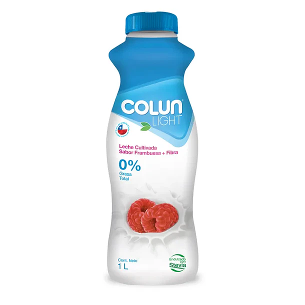 LECHE CULTIVADA LIGHT FIBRA FRAMBUESA 1 lt
