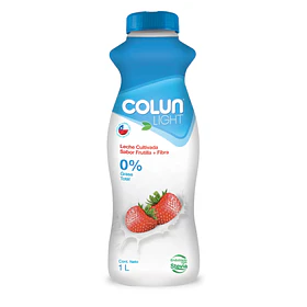 LECHE CULTIVADA LIGHT FIBRA FRUTILLA 1lt