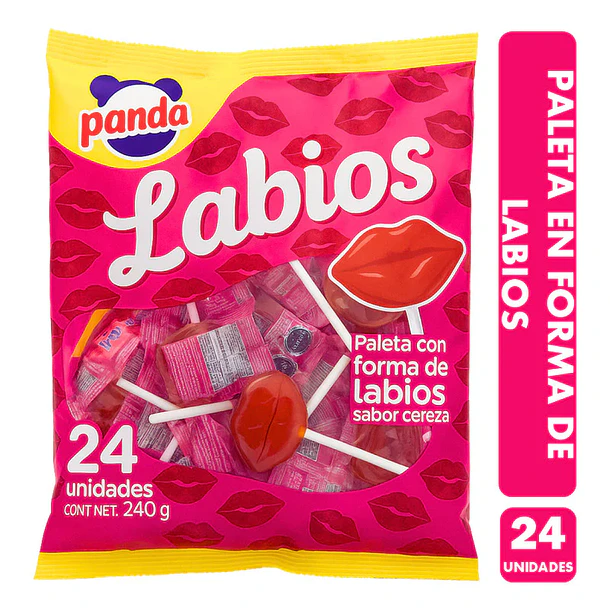 PALETA LABIOS PANDA   x 24un.       (24)