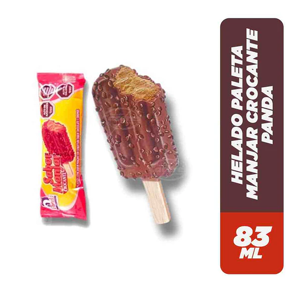HELADO PALETA MANJAR CROCANTE PANDA x 42un.