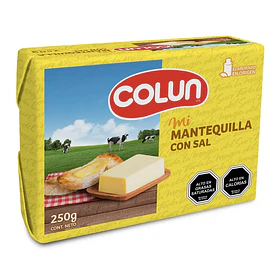 MANTEQUILLA COLUN 250grs.UNIDAD