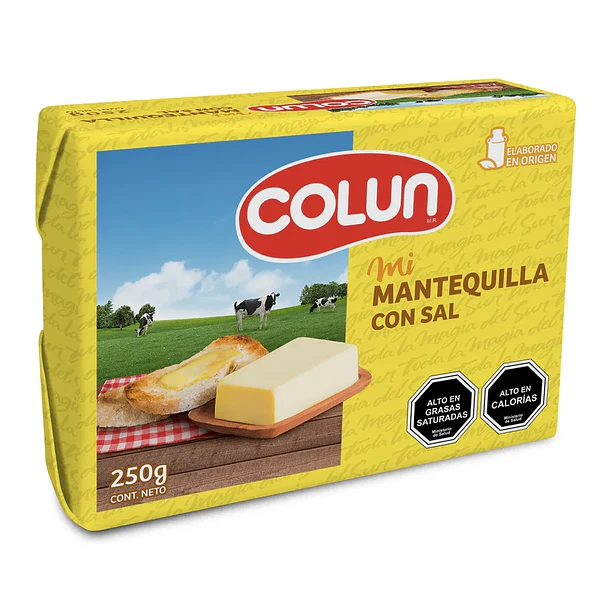 MANTEQUILLA COLUN 250grs.UNIDAD