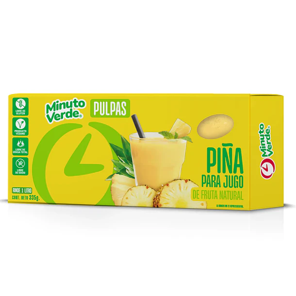 PULPA PIÑA MINUTO VERDE 335grs.    (24)