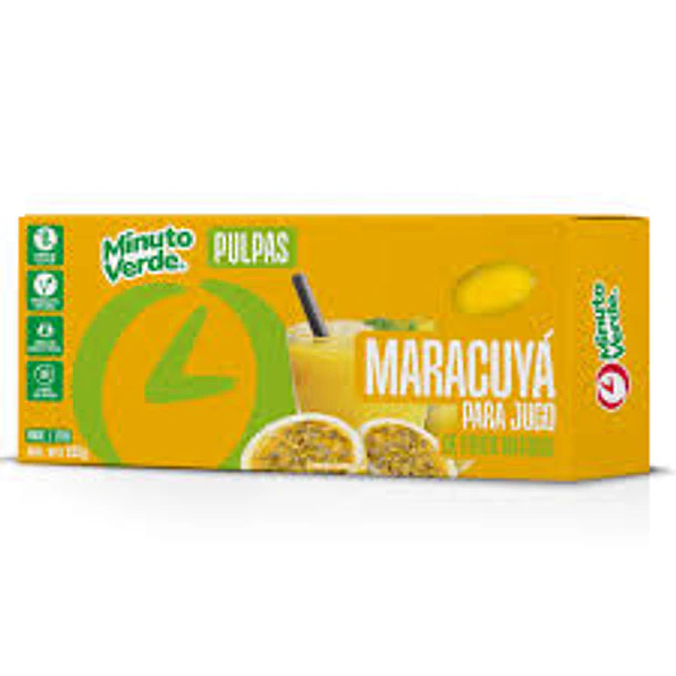 PULPA MARACUYA MINUTO VERDE 335grs.  (24)