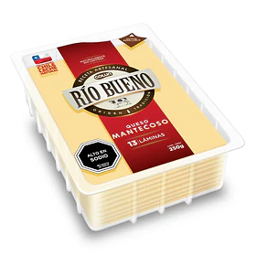 QUESO MANTECOSO RIO BUENO LAM.250grs.