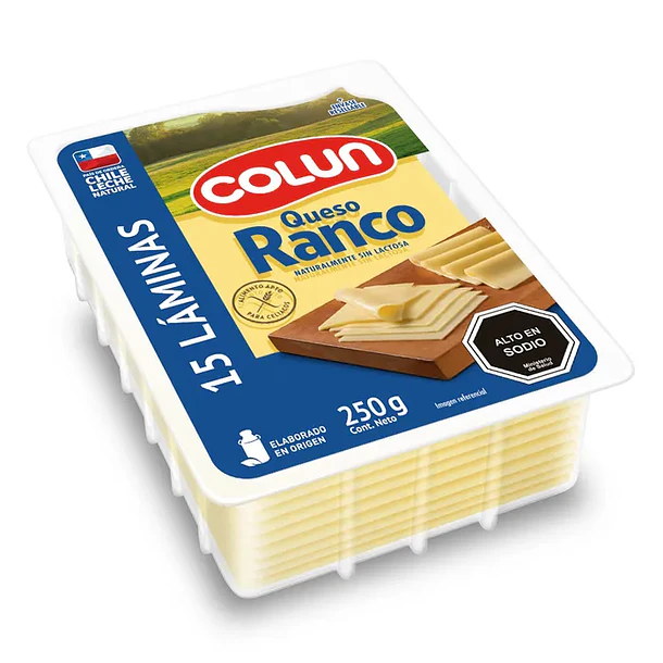 QUESO RANCO LAMINADO 250grs.