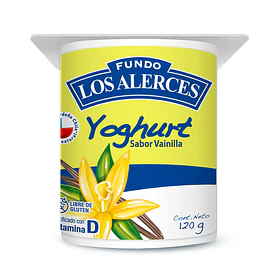 YOGHURT LOS ALERCES VAINILLA 120grs.