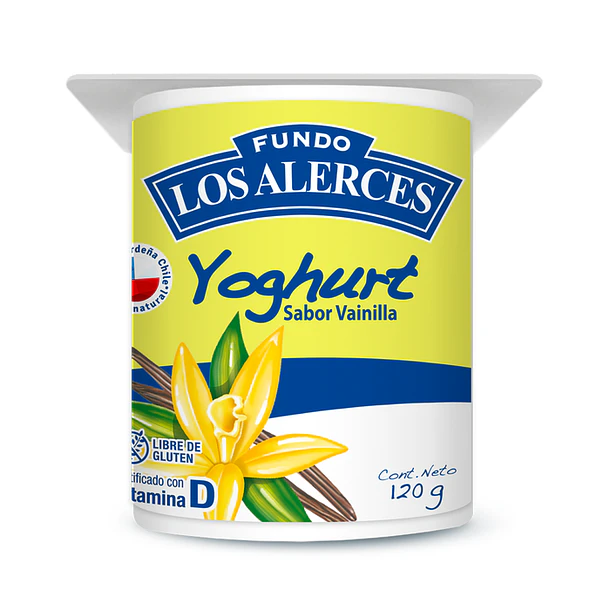 YOGHURT LOS ALERCES VAINILLA 120grs.