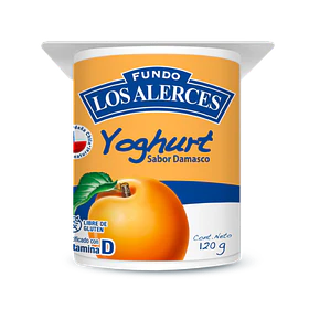 YOGHURT LOS ALERCES DAMASCO 120g.       (48)