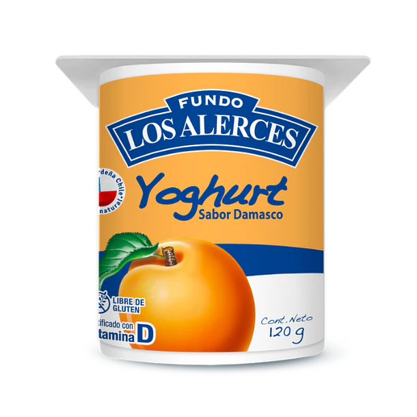 YOGHURT LOS ALERCES DAMASCO 120g.       (48)