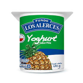 YOGHURT LOS ALERCES PIÑA 120g.      (48)