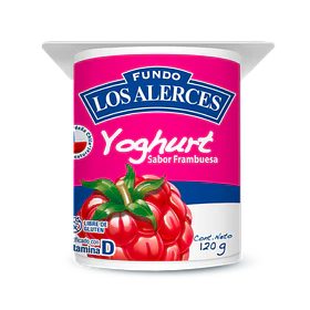 YOGHURT LOS ALERCES FRAMBUESA 120g.       (48)