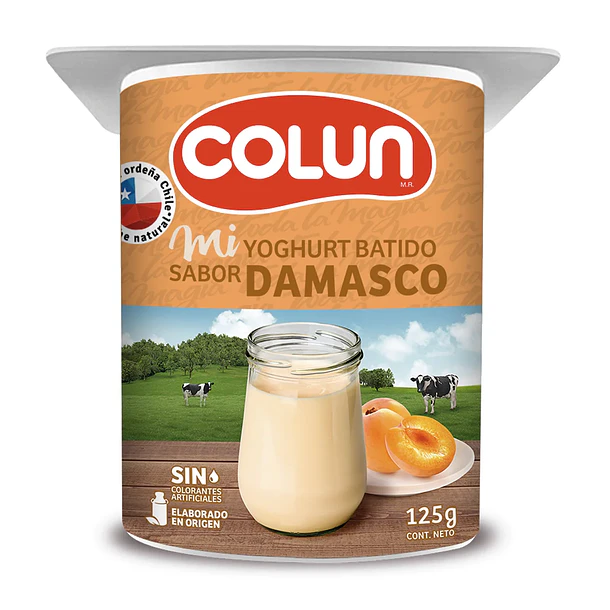 YOGHURT COLUN DAMASCO 125grs