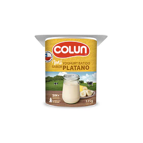 YOGHURT COLUN PLATANO 125grs