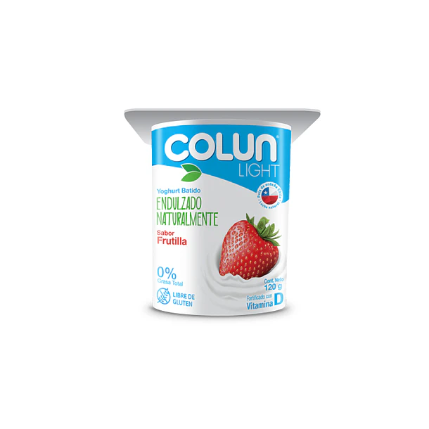 YOGURT LIGHT COLUN FRUTILLA 120grs.               