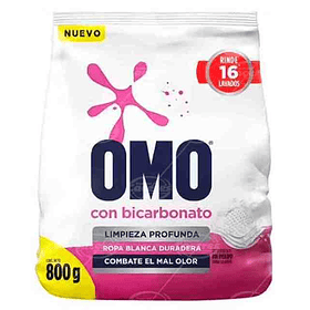 DETERG. OMO BICARBONATO 800grs. (18) (P 66)       