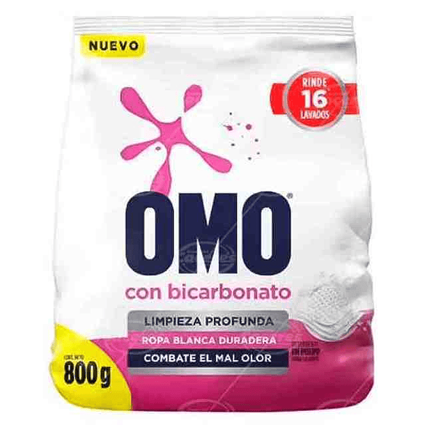 DETERG. OMO BICARBONATO 800grs. (18) (P 66)       