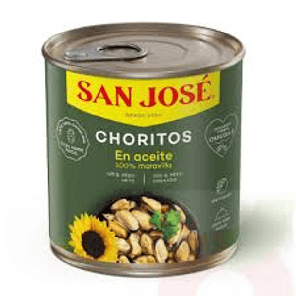 CHORITOS SAN JOSE ACEITE 425grs. (24)             