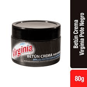 BETUN CREMA VIRGINIA NEGRO 80grs.  (24)           