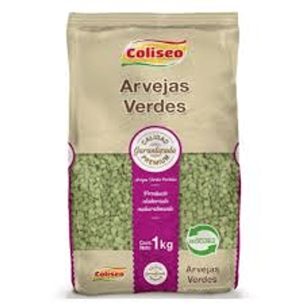 ARVEJAS COLISEO 1 KILO      (CJ.x 10u.)           