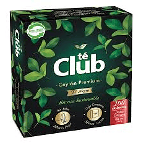 TE CLUB CEYLAN PREMIUM x 100 bolsitas  (10)       