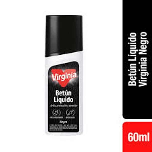 BETUN LIQUIDO VIRGINIA NEGRO 60ml.  (12)          