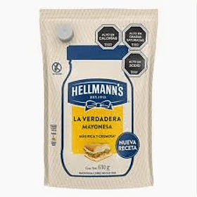 MAYONESA HELLMANNS DOYPACK 630grs. (12)           
