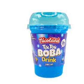 NICOLAND TIKTOK BOBA DRINK FRAMBUES.AZUL 380ml.(24