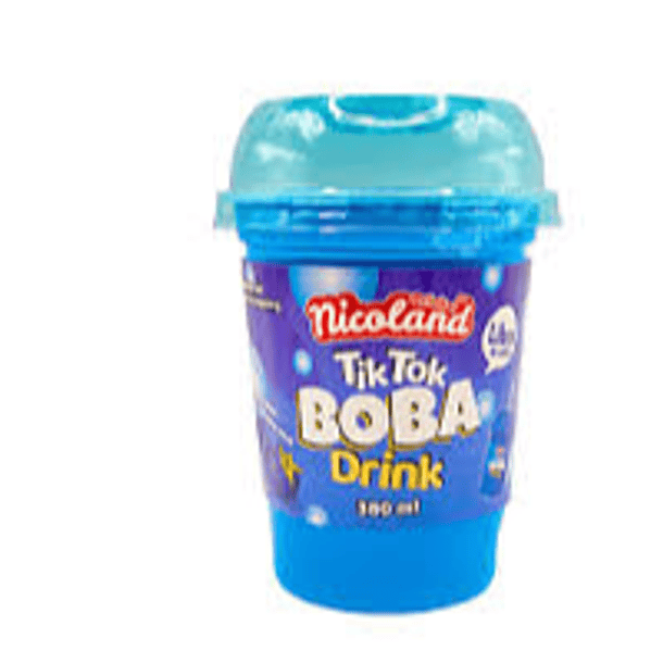 NICOLAND TIKTOK BOBA DRINK FRAMBUES.AZUL 380ml.(24