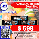 GALLETA TRITON VAINILLA 116grs.    (30)            1