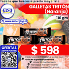 GALLETA TRITON NARANJA 116grs.    (30)             1